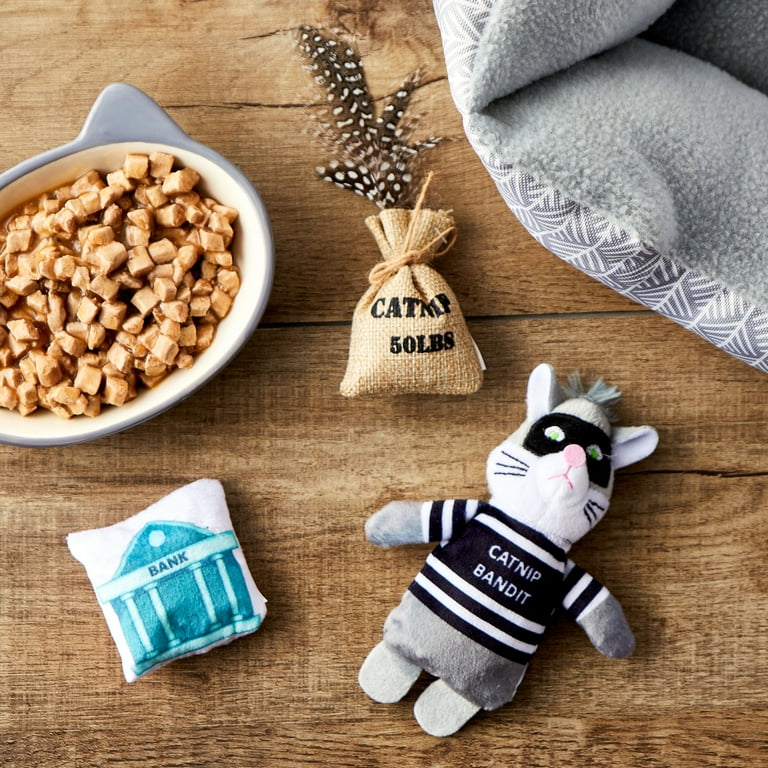 ANCOL CATNIP THIEF BANDIT CAT TOY