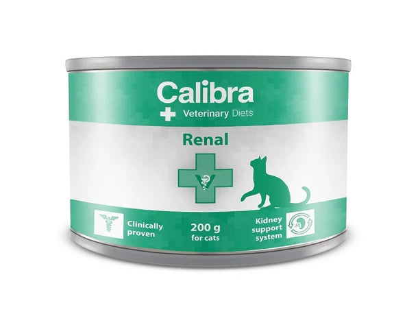 CALIBRA VETERINARY DIET CAT RENAL CAN 200G PK6 - Bullard.Vet