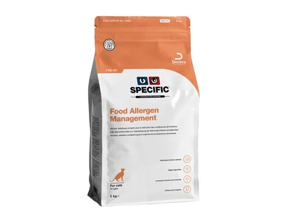 SPECIFIC FELINE FDD-HY FOOD ALLERGEN MANAGEMENT 2KG - Bullard.Vet