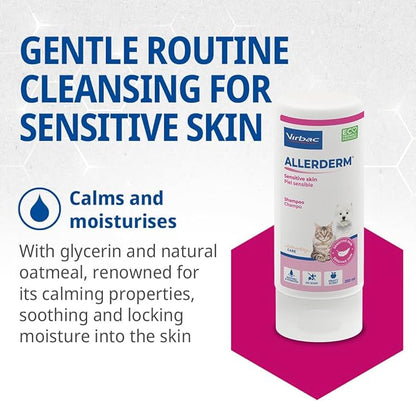 ALLERMYL SHAMPOO SENSITIVE FOR DOGS & CATS 250ml