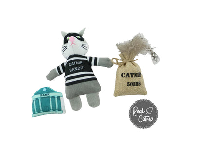 ANCOL CATNIP THIEF BANDIT CAT TOY