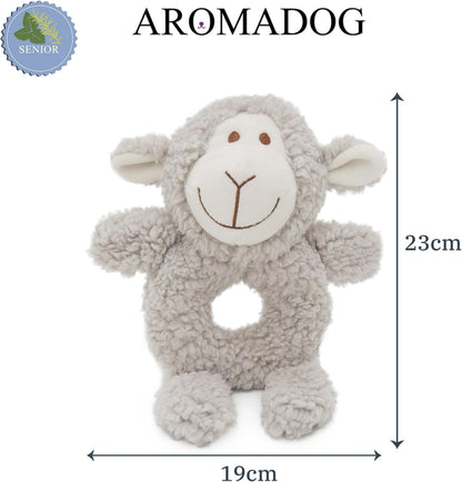 AROMADOG SENIOR FLEECE RING BODY SCENTED CALMING PLUSH WITH THERAPEUTIC ESSENTIAL OILS
