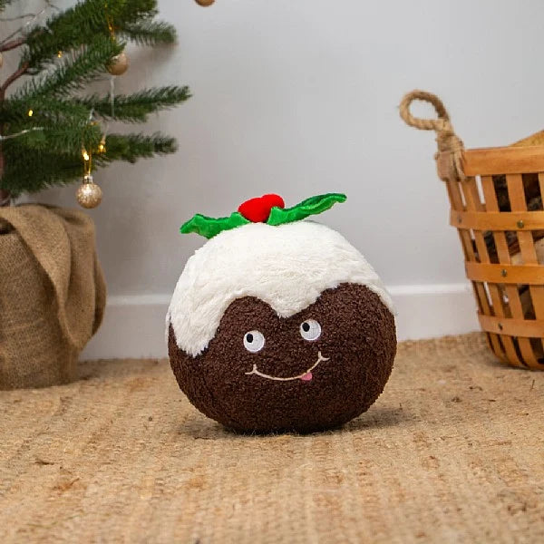 COLIN CHRISTMAS PUDDING DOG TOY (SIZE: L)