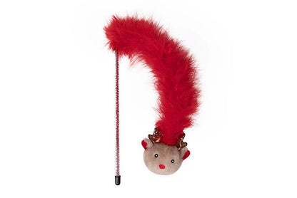 CUPID AND COMET ROXY REINDEER CAT TEASER WAND