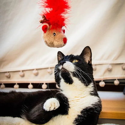 CUPID AND COMET ROXY REINDEER CAT TEASER WAND