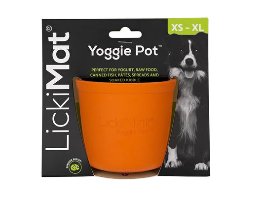 LICKIMAT YOGGIE POT™ ORANGE