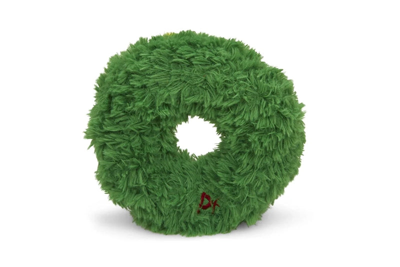 REMY WREATH PLUSH &RUBBER DOG TOY (SIZE: M)