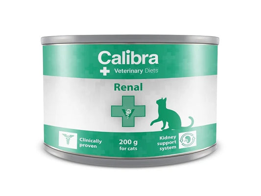 CALIBRA VETERINARY DIET CAT RENAL CAN 200G PK6 - Bullard.Vet