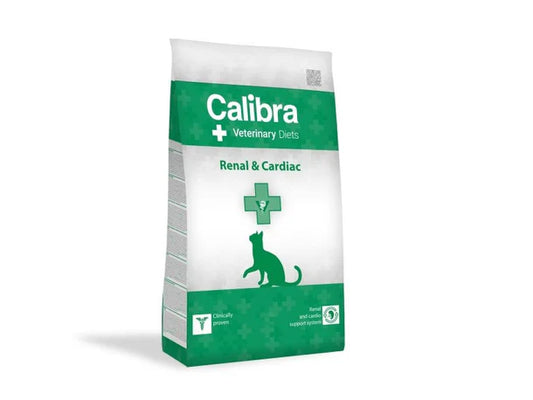 CALIBRA VETERINARY DIET CAT RENAL & CARDIAC 2KG - Bullard.Vet