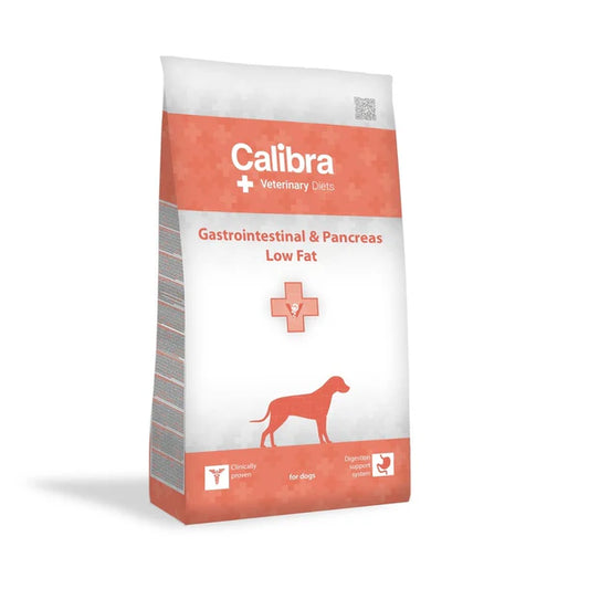 CALIBRA VETERINARY DIET DOG GASTROINTESTINAL PANCREAS LOW FAT 2KG - Bullard.Vet