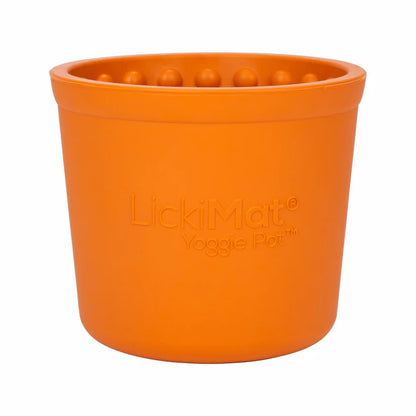 LICKIMAT YOGGIE POT™ ORANGE