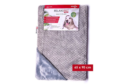 RELAXOPET COSY MULTI-PLAID REGULAR BLANKET