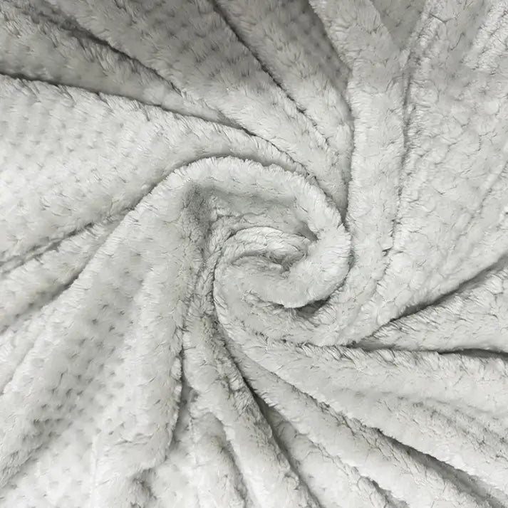 Soft gray stress relief XL blanket for anxious pets by RelaxoPet with plush textured fabric
